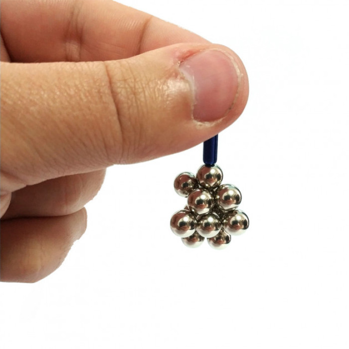 Багатобарвний магнітний конструктор Buckyballs n Buckybars, 64 деталі, Магнітний конструктор