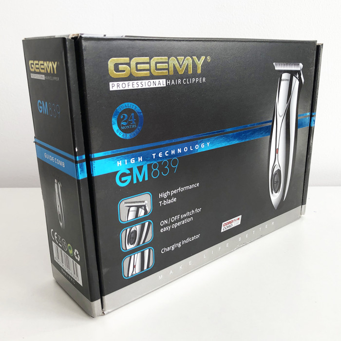 Машинка для стрижки GEMEI GM-839, підстригальна машинка, машинка для стрижки волосся бездротова