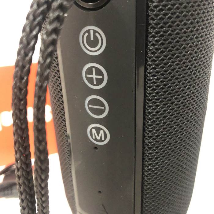 Bluetooth-колонка TG-117 портативна вологостійка. Колір чорний