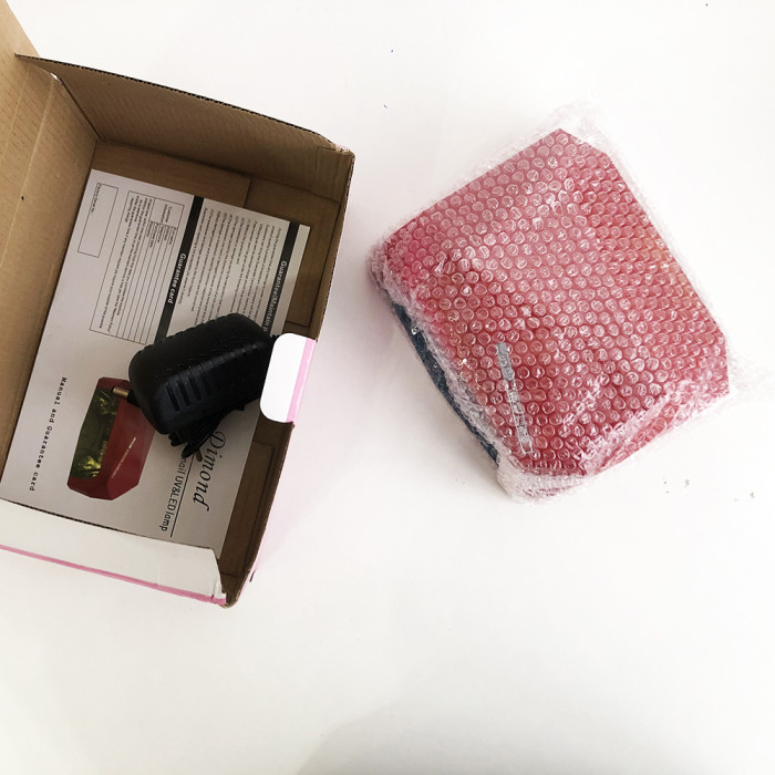 Сушарка для нігтів UV LAMP CCF+LED, Манікюрна лід лампа для полімеризації гель-лаків. Колір: червоний