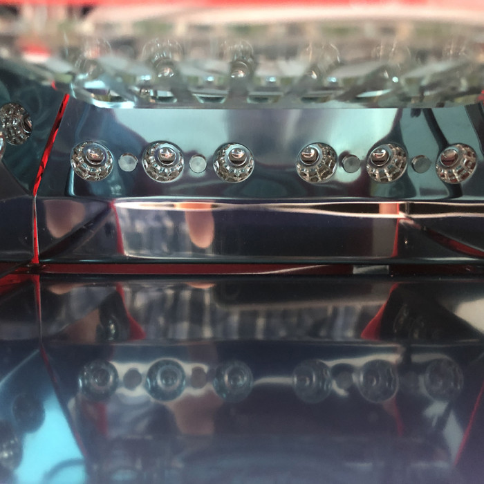Сушарка для нігтів UV LAMP CCF+LED, Манікюрна лід лампа для полімеризації гель-лаків. Колір: червоний