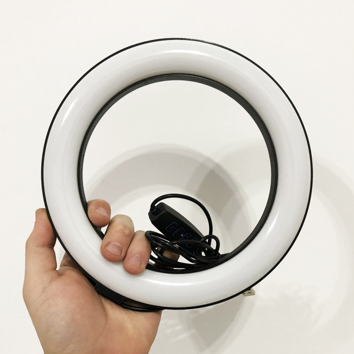 Кільцева лампа 20 см (USB, 8Вт, 3200-5500К)