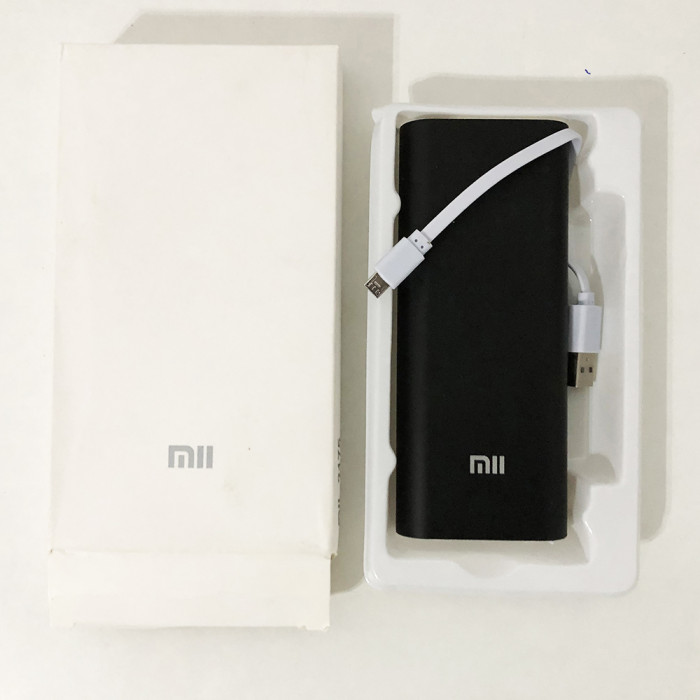 Портативний зарядний пристрій power bank павербанк 16000/6000 MI M5. Колір чорний