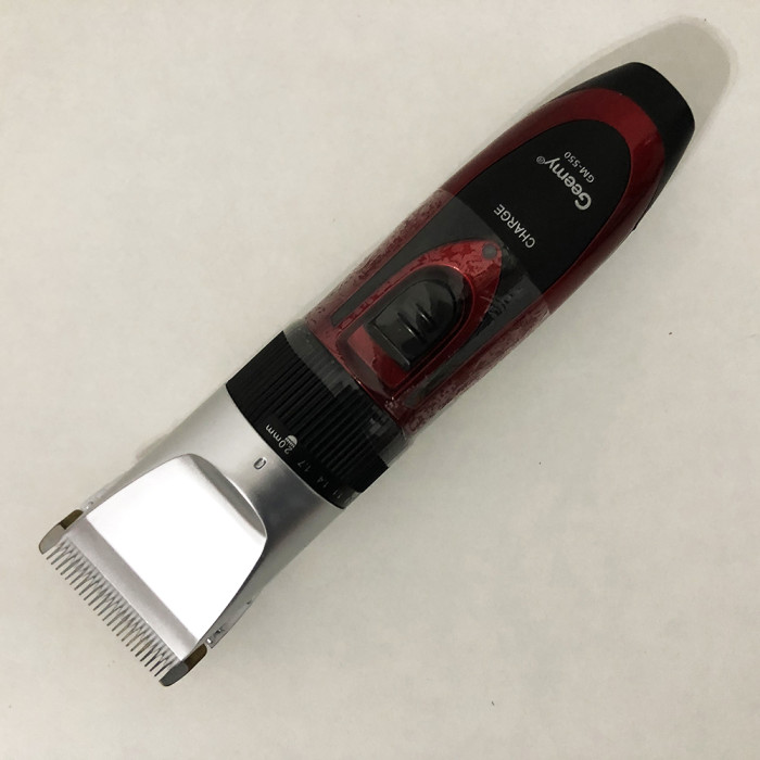 Професійна машинка для стрижки волосся GEMEI GM-550 з двома акумуляторами, Бритва триммер для бороди