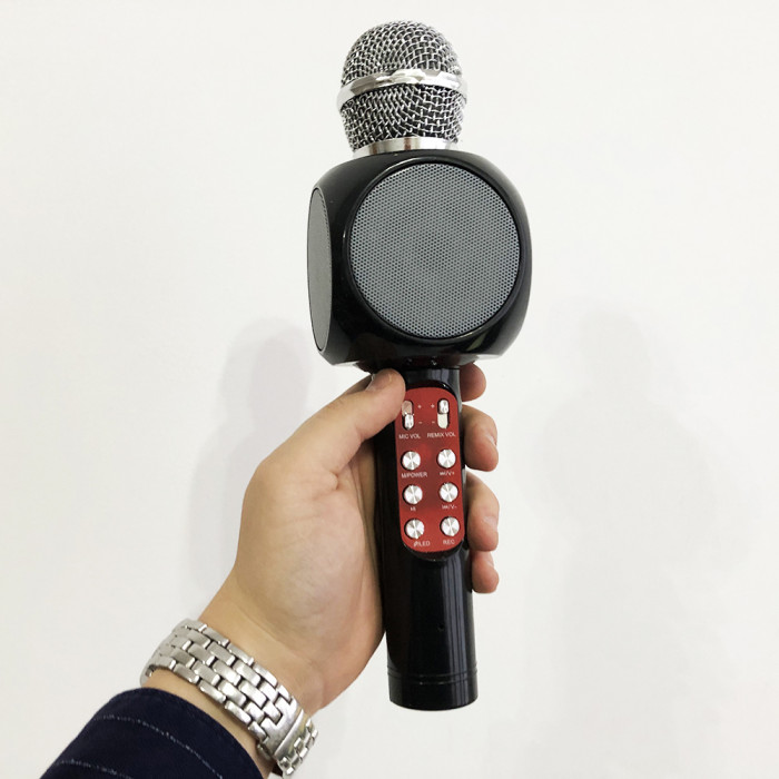Безпровідний мікрофон караоке bluetooth WSTER WS-1816. Колір чорний