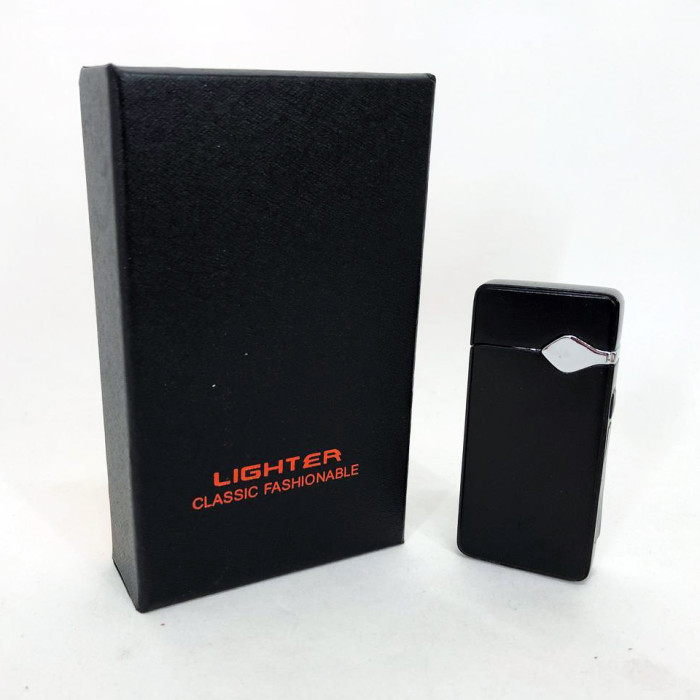 Електроімпульсна запальничка USB 315, акумуляторна запальничка подарункова, Вітрозахисна запальничка