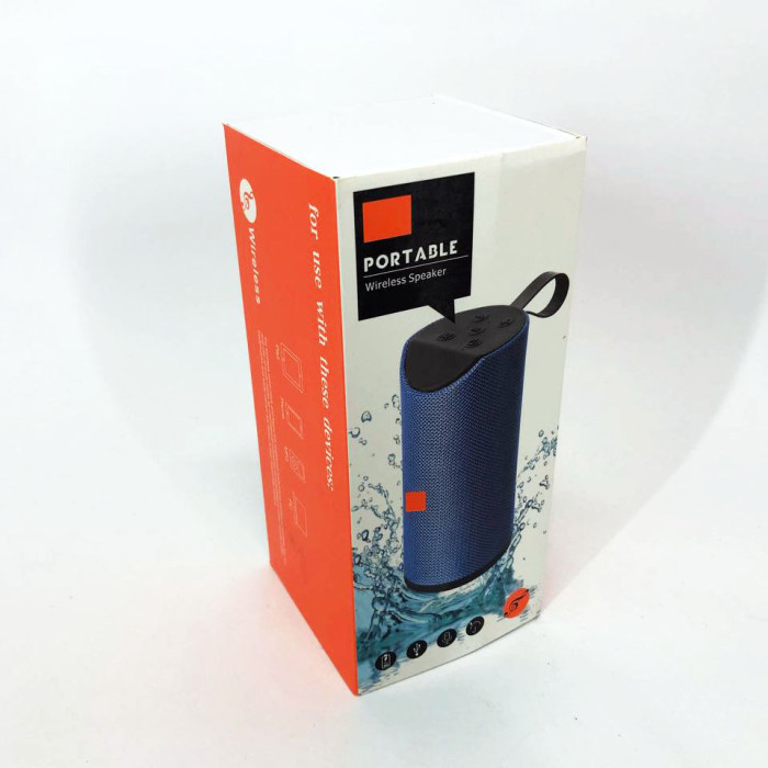 Колонка портативна bluetooth вологостійка JBL TG-113 (аналог). Колір синій