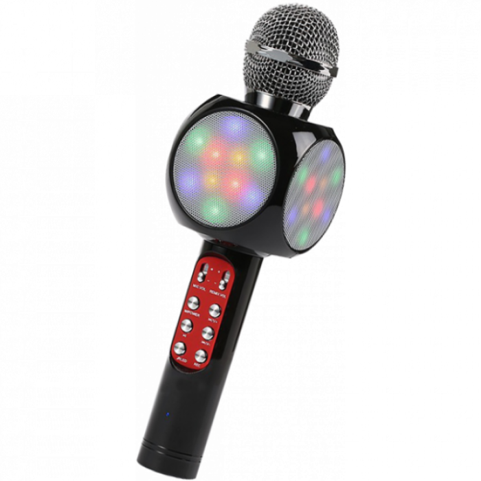 Безпровідний мікрофон караоке bluetooth WSTER WS-1816. Колір чорний