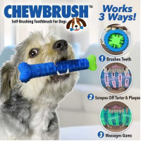 Зубна щітка для собак ChewBrush