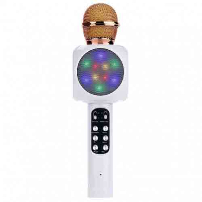 Безпровідний мікрофон караоке bluetooth WSTER WS-1816. Колір білий