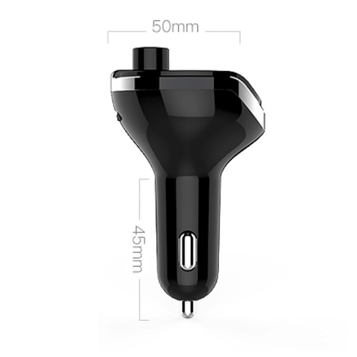 Трансмітер для авто FM MOD-T20, USB, MicroSD. Колір чорний