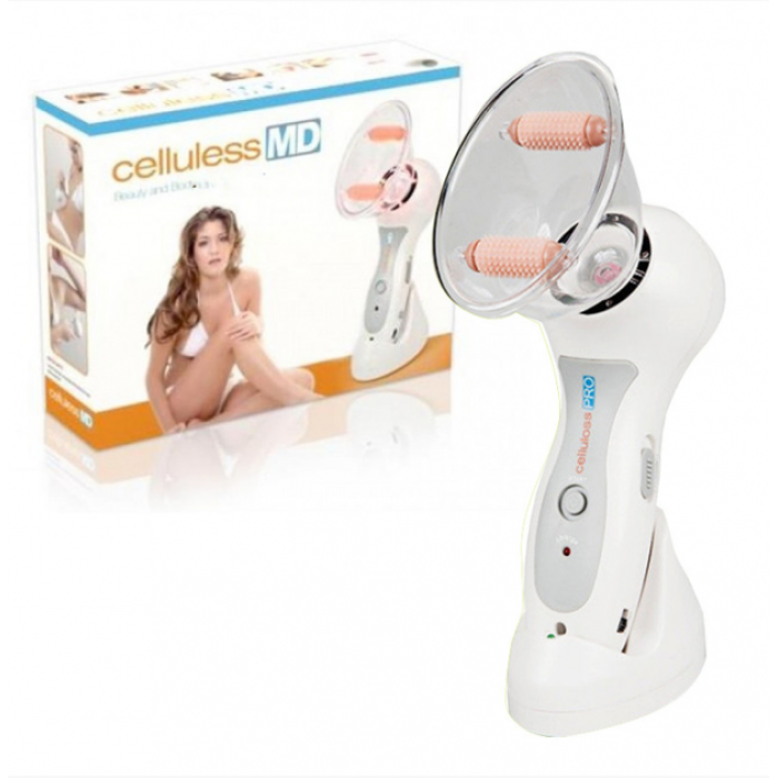 Масажер вакуумний антицелюлітний Celluless MD NEW вакуумно-роликовий ефективний масажер Целюлес