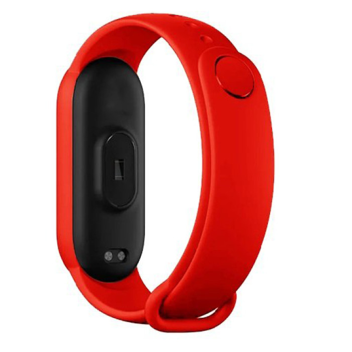 Фітнес браслет Smart Watch M5 Band Classic Black смарт годинник-трекер. Колір червоний