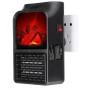 Портативний обігрівач Flame Heater 900 Вт, тепловий вентилятор, обігрівач для дому, ветродуйчик