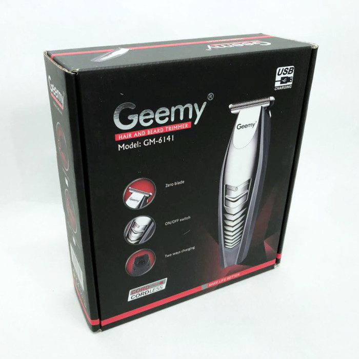 Машинка для стрижки GEMEI GM-6141, підстригальна машинка, професійна електробритва