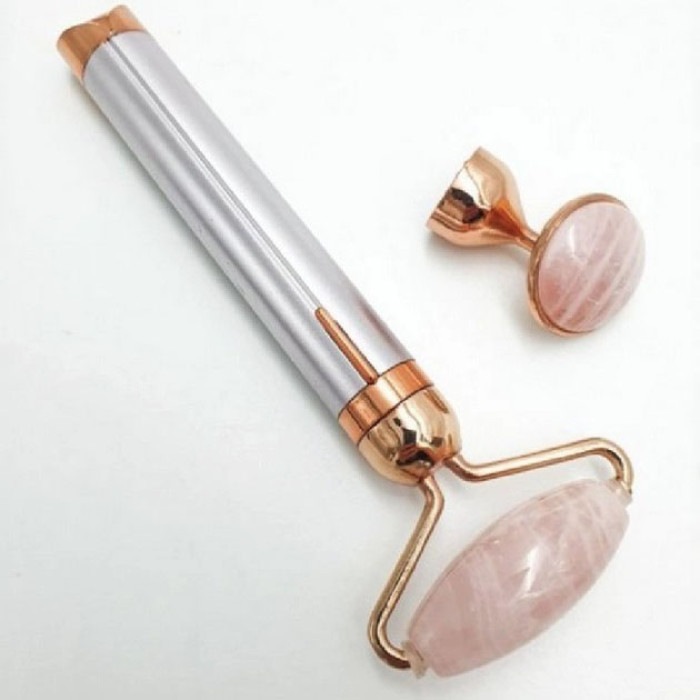 Масажер ролик електричний Facial Roller Massager. Колір: білий