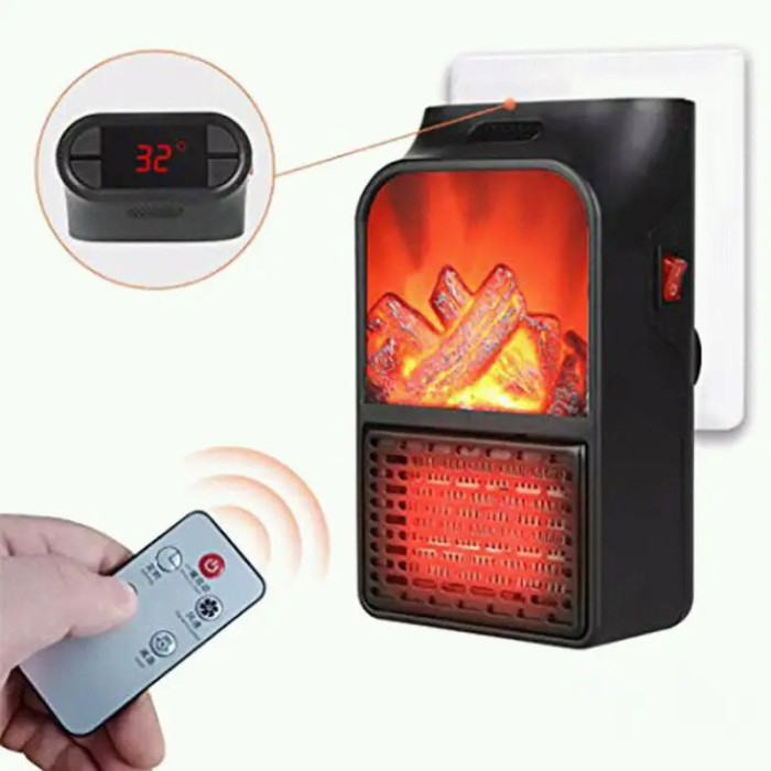 Портативний обігрівач Flame Heater 900 Вт, тепловий вентилятор, обігрівач для дому, ветродуйчик