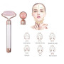 Масажер ролик електричний Facial Roller Massager. Колір: білий