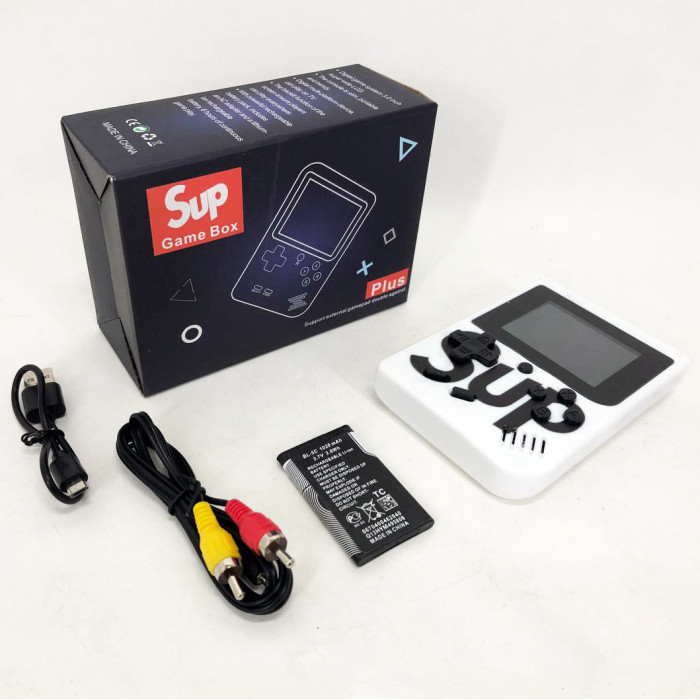 Ігрова приставка консоль Sup Game Box 500 ігор, Ретро приставка денді, Тетріс приставка. Колір: білий