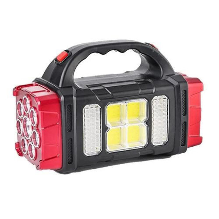 Ліхтар кемпінговий з сонячною панеллю та повербанком HB-1678-2х8LED-6COB, ліхтар кемпінговий світлодіодний