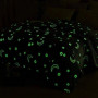 Плед, що світиться в темряві, плюшеве покривало Blanket kids Magic Star 150х100 см флісова ковдра. Колір: синій