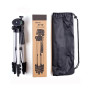 Штатив для телефону та фотоапарата Tripod 3110 PRO портативний трипод 0,35-1.02м висота. Колір: срібний