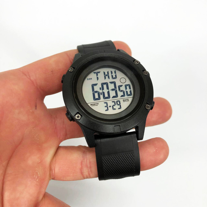 Годинник наручний чоловічий SKMEI 1508BKWT BLACK, годинник наручний електронний тактичний. Колір: чорний