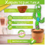 Танцюючий кактус співаючий 120 пісень з підсвічуванням Dancing Cactus TikTok іграшка Повторюшка кактус