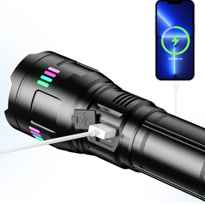 Ліхтар NIGHT VISION FLUORESCENCE G01-PM50-TG, Потужний кишеньковий ліхтарик, Сильний ліхтарик