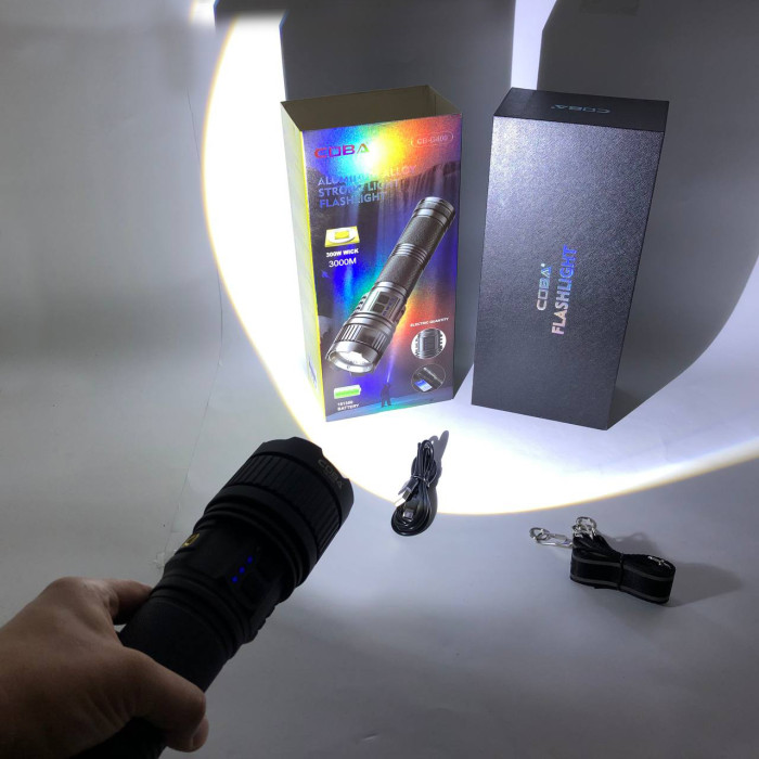 Ліхтар CB-G400 WHITE LASER LED PM60-TG, Сильний ліхтарик, Ліхтар ручний тактичний