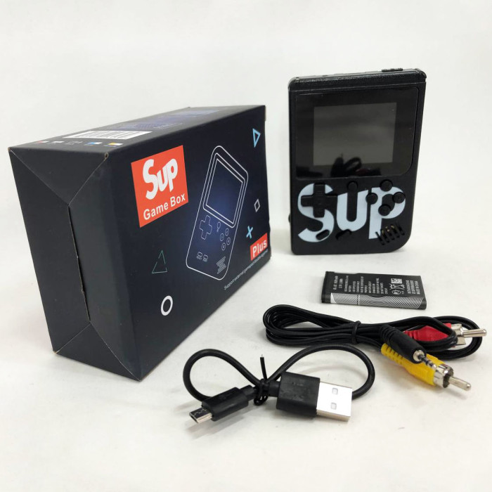 Ігрова приставка Sup Game Box 500 ігор, для телевізора, Ігрова приставка сап денді. Колір: чорний