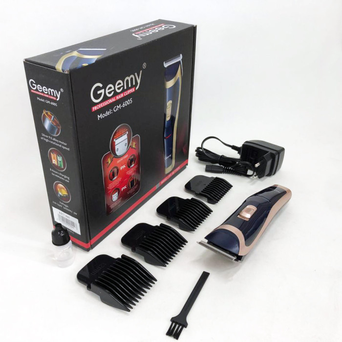 Машинка для стрижки Gemei GM-6005, Багатофункціональна акумуляторна машинка для стрижки