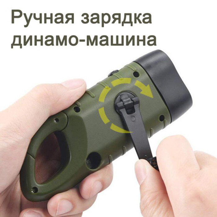 Ліхтар для кемпінгу LS-015-3х0.5W, вбудований акумулятор, сонячна батарея, ручна зарядка