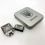 Дугова електроімпульсна запальничка USB Україна металева коробка HL-446. Колір: чорний