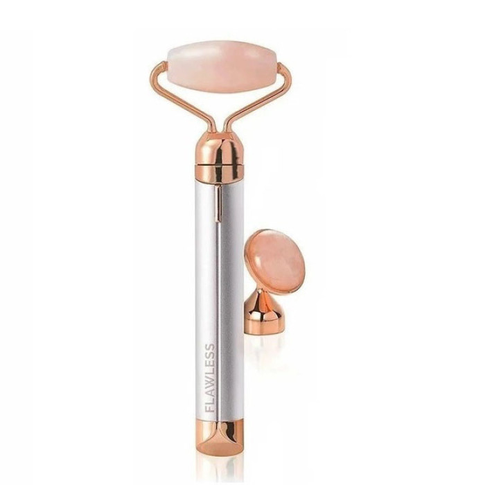 Масажер ролик електричний Facial Roller Massager. Колір: білий