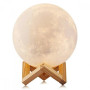 Нічник світиться місяць Moon Lamp 18 см, Ночник дитячий для кімнати, Дитячий нічник безпечний для дитини