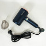 Фен Rainberg RB-2212 8800 W з регуляцією температури та швидкості для сушіння та укладання волосся. Колір: синій