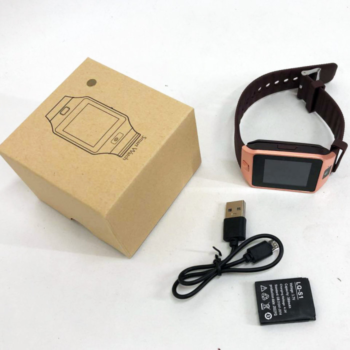 Смарт-годинник Smart Watch DZ09. Колір: золотий