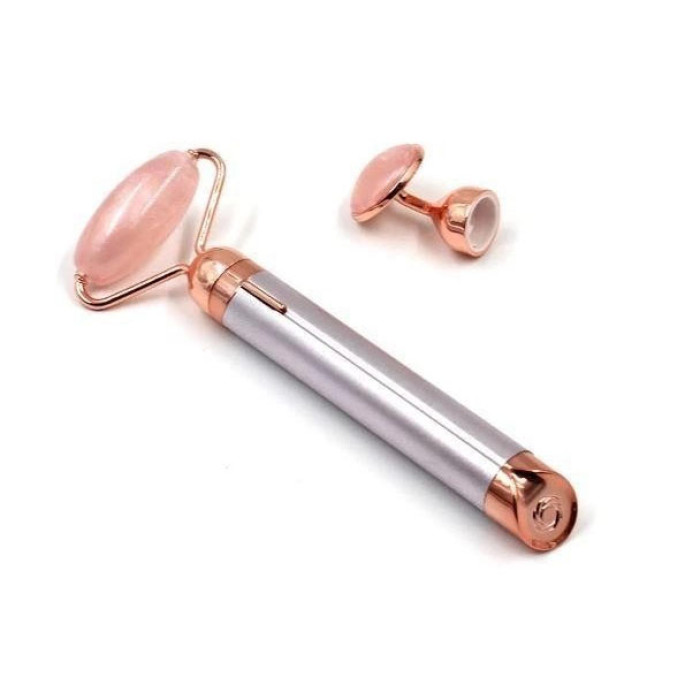 Масажер ролик електричний Facial Roller Massager. Колір: білий