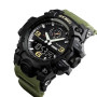 Годинник наручний чоловічий SKMEI 1586AG ARMY GREEN, чоловічий армійський водостійкий тактичний. Колір: зелений