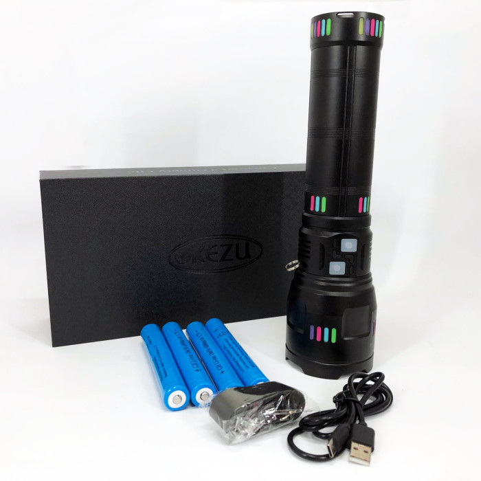 Ліхтар NIGHT VISION FLUORESCENCE G02-PM50-TG, Потужний кишеньковий ліхтарик, Сильний ліхтарик