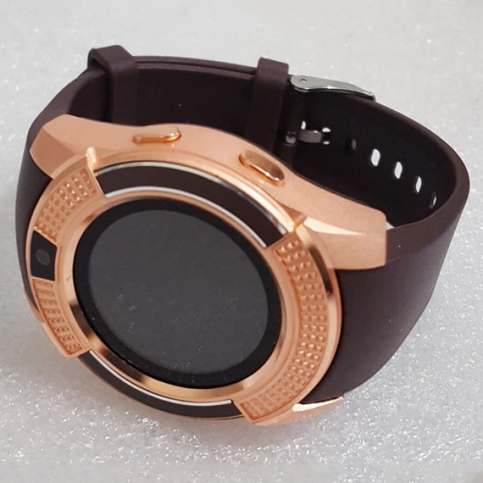 Розумні смарт-годинник Smart Watch V8. Колір: коричневый