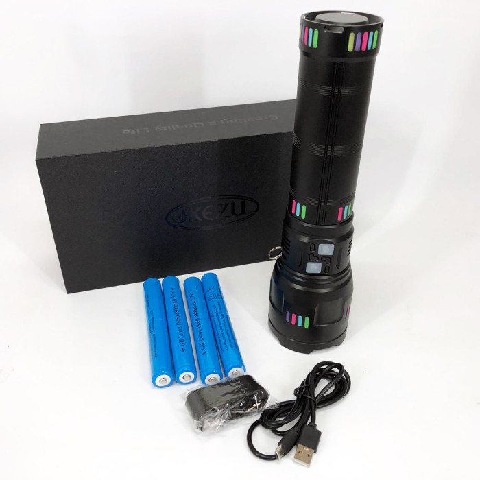 Ліхтар NIGHT VISION FLUORESCENCE G02-PM50-TG, Потужний кишеньковий ліхтарик, Сильний ліхтарик