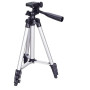 Штатив для телефону та фотоапарата Tripod 3110 PRO портативний трипод 0,35-1.02м висота. Колір: срібний