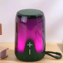 Портативна колонка TG652 5W з RGB підсвічуванням та ремінцем, колонка з акумулятором блютуз. Колір: зелений