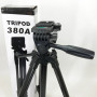 Штатив для камери, телефону, трипод, тринога TriPod 380A 0.50-1.35м, Штатив розкладний для фото