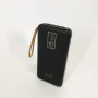 Power Bank зарядний пристрій на сонячній батареї 10000mAh з індикатором заряду. Колір: чорний