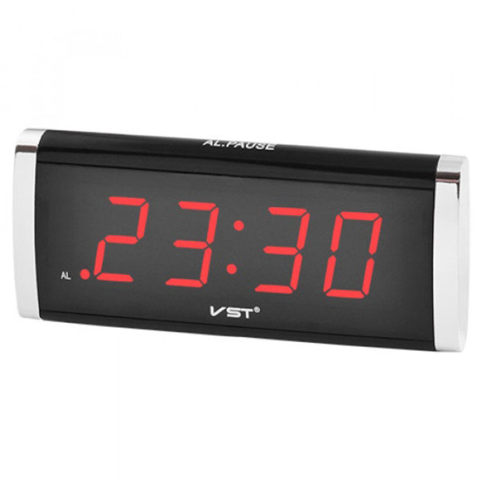 Годинник VST-730-1 мережевий 220В led будильник червоні цифри, Електронний настільний годинник light