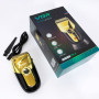 Професійна електробритва VGR V-383 Finale Shaver з підставкою, чоловіча машинка для гоління