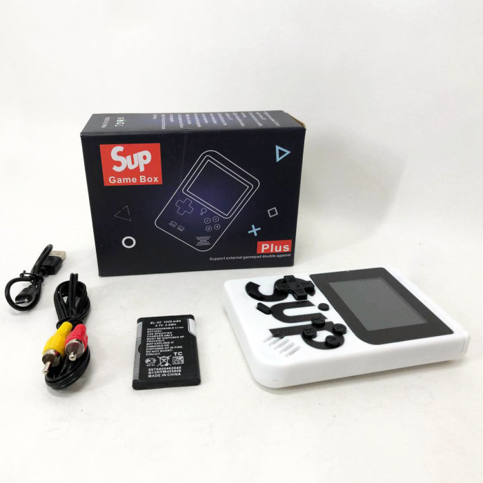 Ігрова приставка консоль Sup Game Box 500 ігор, Ретро приставка денді, Тетріс приставка. Колір: білий
